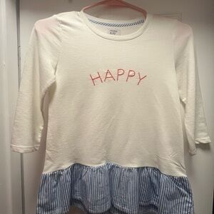 Girls shirt, crown and ivy, size M